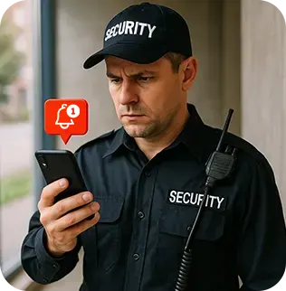 Instant Notifications to Security Management