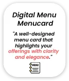 Digital Menu Card