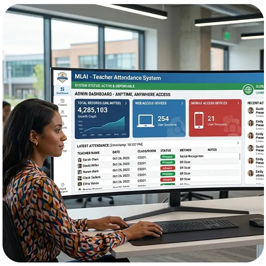 Automate attendance with real-time monitoring
