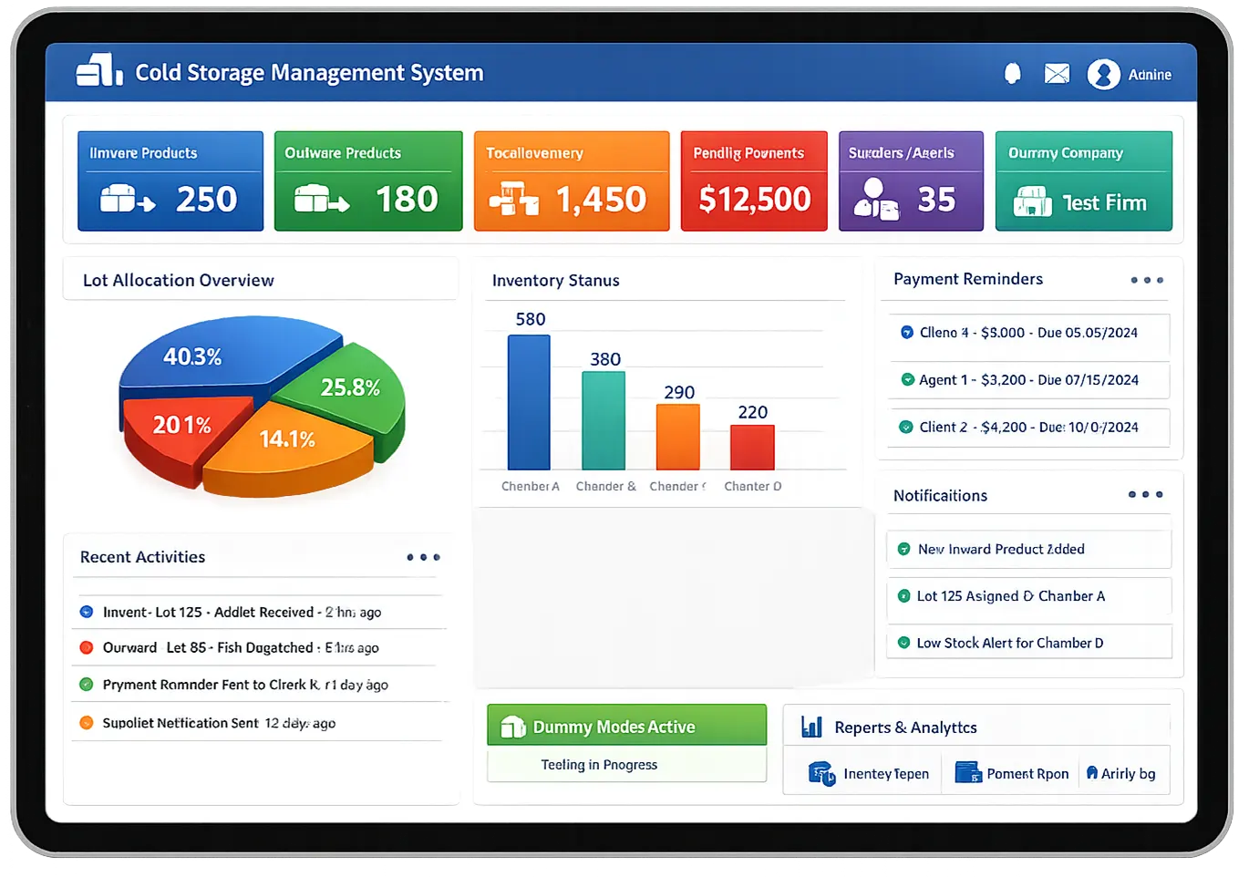 Cold Storage Management System